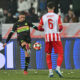 JOEY VEERMAN Dzoi Verman fudbaler PSV Ajndhovena na utakmici UEFA Lige Sampiona protiv Crvene zvezde na stadionu Rajko Mitic, Beograd 21.01.2025. godine Foto: Marko Metlas Fudbal, Crvena zvezda, UEFA Liga Sampiona , PSV Ajndhoven