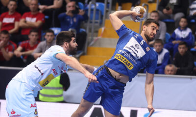 MILOS KOS rukometas Srbije na utakmici EHF kvalifikacija za Evropsko Prvenstvo protiv Spanije u SC Ibar, Kraljevo 13.03.2025. godine Foto: Ivica Veselinov / MN PRESS RUKOMET, HANDBALL, SRBIJA, SPANIJA, ESPANA, SPAIN, EHF