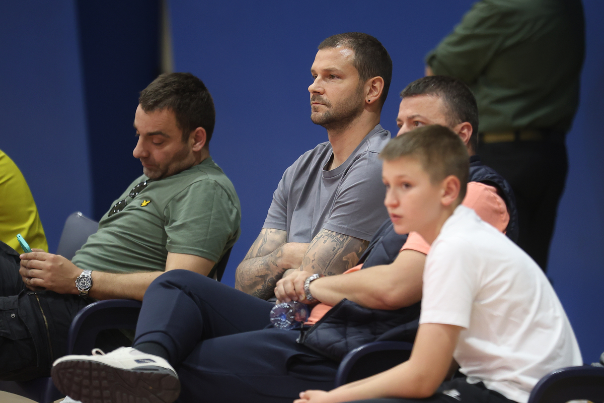 VLADIMIR MICOV bivsi kosarkas na utakmici Kosarkaske Lige Srbije izmedju kosarkasa OKK Beograda i Metalca u Trening centru Dejan Milojevic, Beograd 18.04.2025. godine Foto: Ivica Veselinov / MN PRESS KOSARKA, BASKETBALL, KLS, OKK BEOGRAD, METALAC VALJEVO