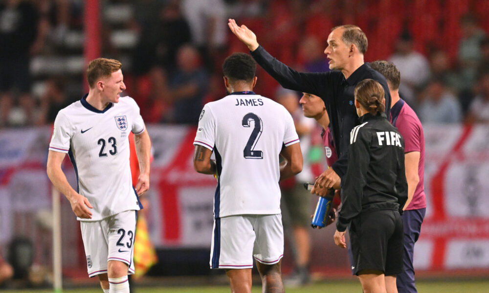 THOMAS TUCHEL Tomas Tuhel selektor i trener fudbalera reprezentacije Engleske na utakmici kvalifikacija za FIFA Svetsko prvenstvo protiv Srbije na stadionu Rajko Mitic, Beograd 09.09.2025. godine Foto: Marko Metlas Fudbal, Reprezentacija, Srbija, Engleska, Kvalifikacije za Svetsko prvenstvo