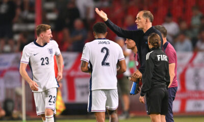 THOMAS TUCHEL Tomas Tuhel selektor i trener fudbalera reprezentacije Engleske na utakmici kvalifikacija za FIFA Svetsko prvenstvo protiv Srbije na stadionu Rajko Mitic, Beograd 09.09.2025. godine Foto: Marko Metlas Fudbal, Reprezentacija, Srbija, Engleska, Kvalifikacije za Svetsko prvenstvo