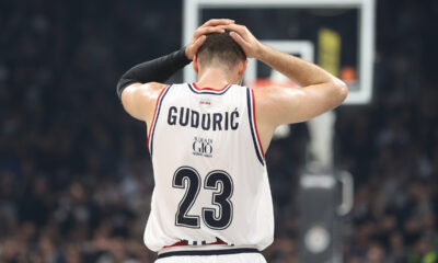 MARKO GUDURIC kosarkas Armanija na utakmici Evrolige protiv Partizana u hali Beogradska Arena, Beograd 02.10.2025. godine Foto: Ivica Veselinov / MN PRESS KOSARKA, BASKETBALL, EVROLIGA, EUROLEAGUE, PARTIZAN, ARMANI MILANO