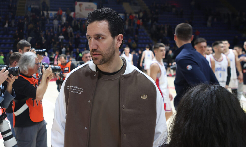 VASILIJE MICIC kosarkas Srbije na utakmici kvalifikacija za FIBA Svetsko Prvenstvo protiv Svajcarske u hali Aleksandar Nikolic, Beograd 27.11.2025. godine Foto: Ivica Veselinov / MN PRESS KOSARKA, BASKETBALL, KVALIFIKACIJE, SRBIJA, SVAJCARSKA, SWITZERLAND, SERBIA, WORLD CUP QUALIFIERS