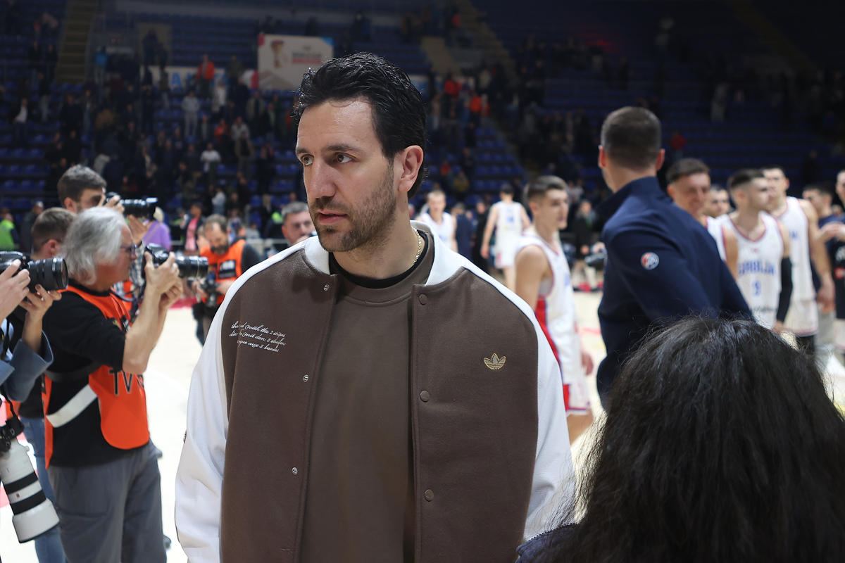 VASILIJE MICIC kosarkas Srbije na utakmici kvalifikacija za FIBA Svetsko Prvenstvo protiv Svajcarske u hali Aleksandar Nikolic, Beograd 27.11.2025. godine Foto: Ivica Veselinov / MN PRESS KOSARKA, BASKETBALL, KVALIFIKACIJE, SRBIJA, SVAJCARSKA, SWITZERLAND, SERBIA, WORLD CUP QUALIFIERS