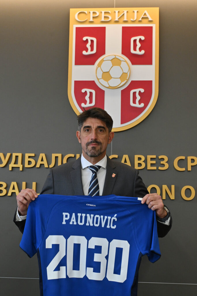 VELJKO PAUNOVIC selektor i trener fudbalske reprezentacije Srbije potpisivanje ugovora u sportskom centru FSS, Stara Pazova 04.12.2025. godine Foto: Marko Metlas Fudbal, Srbija