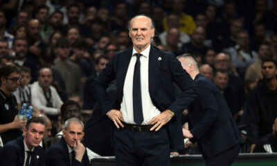 DUSKO IVANOVIC, trener kosarkasa Virtusa, na utakmici Evrolige protiv Partizana, u Beogradskoj areni. Beograd, 17.12.2025. foto: Nebojsa Parausic Kosarka, Euroleague, Partizan, Virtus