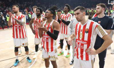 kosarkas Crvene Zvezde na utakmici Evrolige protiv Barselone u hali Beogradska Arena, Beograd 05.12.2025. godine Foto: Ivica Veselinov / MN PRESS KOSARKA, BASKETBALL, EVROLIGA, EUROLEAGUE, CRVENA ZVEZDA, BARCELONA, BARSELONA