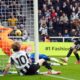 Newcastle's Nick Woltemade, right, scores the opening goal during the English Premier League soccer match between Newcastle United and FC Chelsea in Newcastle, England, Saturday, Dec. 20, 2025. (Owen Humphreys/PA via AP)