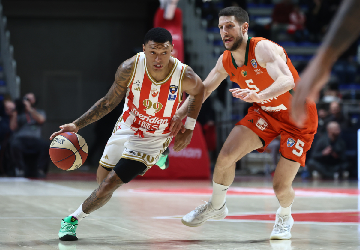 CRVENA ZVEZDA vs CEDEVITA Beograd, 27.12.2025. foto: ms / MN Press Kosarka, ABA League, Crvena zvezda, Cedevita