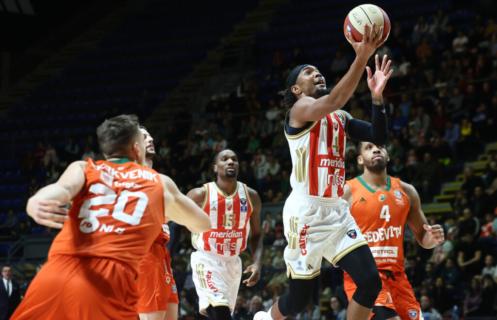 CRVENA ZVEZDA vs CEDEVITA Beograd, 27.12.2025. foto: ms / MN Press Kosarka, ABA League, Crvena zvezda, Cedevita