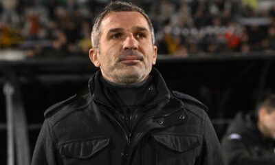 Trener Partizana na utakmici Superlige Prvenstva Srbije protiv Napretka Krusevac na stadionu Partizana, Beograd 13.12.2025. godine Foto: Marko Metlas Fudbal, Partizan, Superliga Prvenstvo Srbije, Napredak Krusevac