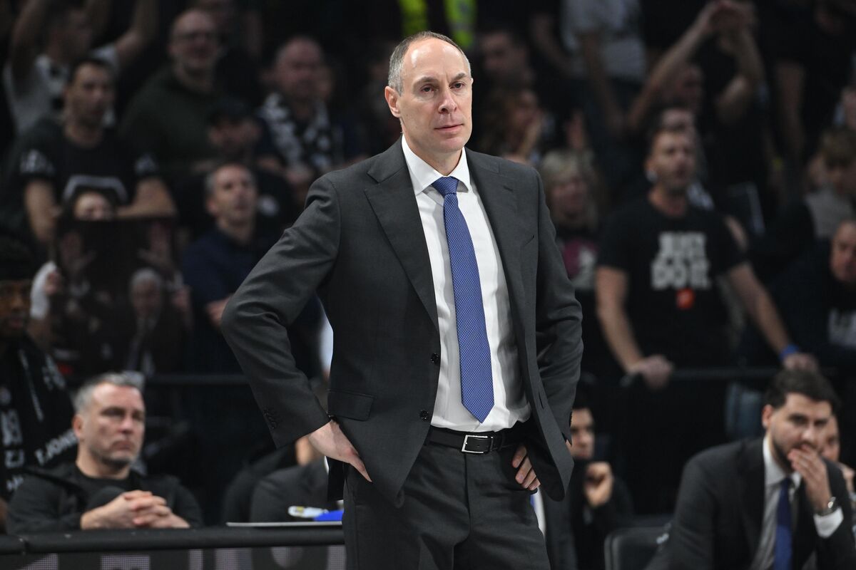 kosarkas Partizana na utakmici Evrolige protiv Bajerna Minhen u hali Beogradska arena, Beograd 04.12.2025. godine Foto: Marko Metlas Kosarka, Partizan, Evroliga, Bajern Minhen