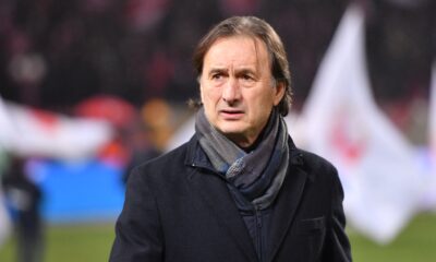 Trener Vojvodine na utakmici Superlige Prvenstva Srbije protiv Crvene zvezde na stadionu Rajka Mitica, Beograd, 07.12.2025. godine Foto: Marko Metlas Fudbal, Crvena zvezda, Superliga Prvenstvo Srbije, Vojvodina Novi Sad