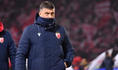 Trener Crvene zvezde na utakmici Superlige Prvenstva Srbije protiv Vojvodine Novi Sad na stadionu Rajka Mitica, Beograd, 07.12.2025. godine Foto: Marko Metlas Fudbal, Crvena zvezda, Superliga Prvenstvo Srbije, Vojvodina Novi Sad