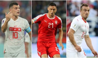 Granit Džaka, Nemanja Matić i Đerdan Šaćiri