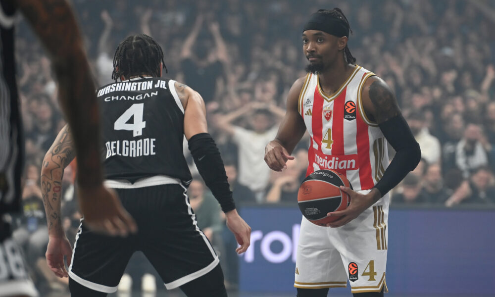 PARTIZAN vs CRVENA ZVEZDA Beograd, 12.12.2025. foto: Nebojsa Parausic Kosarka, Euroleague, Partizan, Crvena zvezda