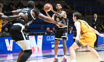 , kosarkas Partizana, na utakmici ABA lige protiv Splita, u hali Aleksandar Nikolic. Beograd, 28.12.2025. foto: Nebojsa Parausic Kosarka, ABA League, Partizan, Split