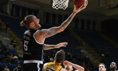 , kosarkas Partizana, na utakmici ABA lige protiv Splita, u hali Aleksandar Nikolic. Beograd, 28.12.2025. foto: Nebojsa Parausic Kosarka, ABA League, Partizan, Split