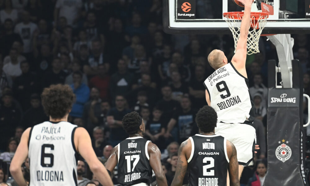 PARTIZAN vs VIRTUS Beograd, 17.12.2025. foto: Nebojsa Parausic Kosarka, Euroleague, Partizan, Virtus