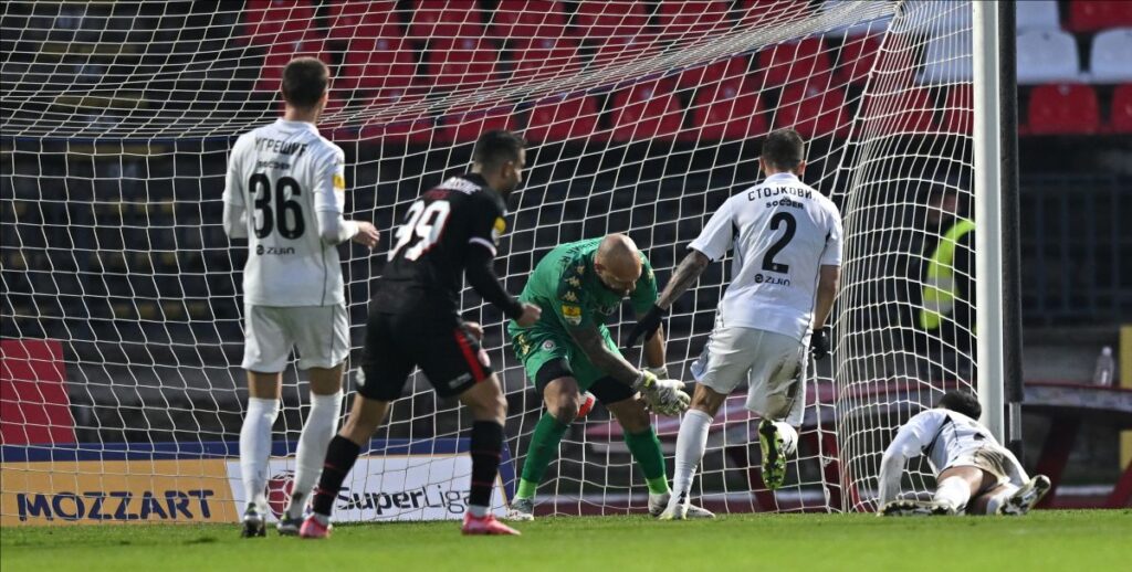 RADNICKI 1923 vs PARTIZAN Kragujevac, 07.12.2025. foto: Mladjan Ivanovic / MN Press Fudbal, Radnicki 1923, Partizan
