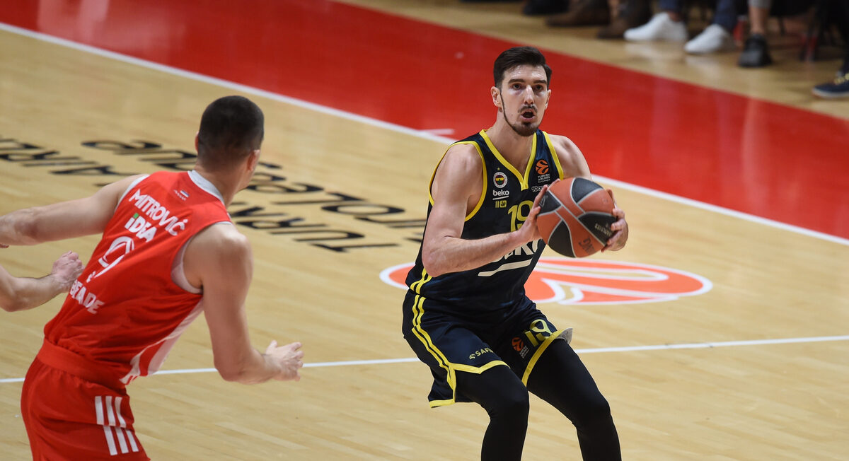 NANDO DE COLO Nando De Kolo, kosarkas Fenerbahcea, na utakmici Evrolige protiv Crvene zvezde, u hali Aleksandar Nikolic. Beograd, 27.02.2022. foto: Nebojsa Parausic Kosarka, Euroleague, Crvena zvezda, Fenerbahce