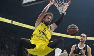 SERTAC SANLI kosarkas Fenerbahcea Istanbul na utakmici Evrolige protiv Partizana u hali Beogradska arena, Beograd 27.12.2024. godine Foto: Marko Metlas Kosarka, Partizan, Evroliga, Fenerbahce Istanbul