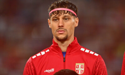 VELJKO BIRMANCEVIC fudbaler reprezentacije Srbije na utakmici kvalifikacija za FIFA Svetsko prvenstvo protiv Engleske na stadionu Rajko Mitic, Beograd 09.09.2025. godine Foto: Marko Metlas Fudbal, Reprezentacija, Srbija, Engleska, Kvalifikacije za Svetsko prvenstvo