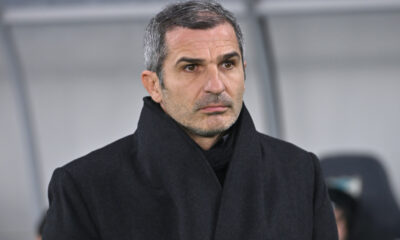 NENAD STOJAKOVIC trener fudbaler Partizana na utakmici Superlige Prvenstva Srbije protiv IMT na stadionu Lagator, Loznica 20.12.2025. godine Foto: Marko Metlas Fudbal, Partizan, Superliga Prvenstvo Srbije, IMT