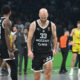 NICK KALATHES Nik Kalates kosarkas Partizana na utakmici Evrolige protiv Makabija Tel Aviv u hali Beogradska arena, Beograd 26.12.2025. godine Foto: Marko Metlas Kosarka, Partizan, Evroliga, Makabi Tel Aviv