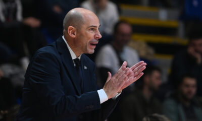 JOAN PENARROYA Djoan Penjaroja trener kosarkasa Partizana, na utakmici ABA lige protiv Splita, u hali Aleksandar Nikolic.Beograd, 28.12.2025. foto: Nebojsa ParausicKosarka, ABA League, Partizan, Split