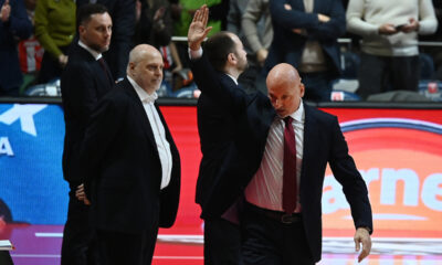 SASA OBRADOVIC, trener kosarkasa Crvene zvezde, na utakmici Evrolige protiv Valensije, u hali Aleksandar Nikolic. Beograd, 06.01.2026. foto: Nebojsa Parausic Kosarka, Euroleague, Crvena zvezda, Valensija