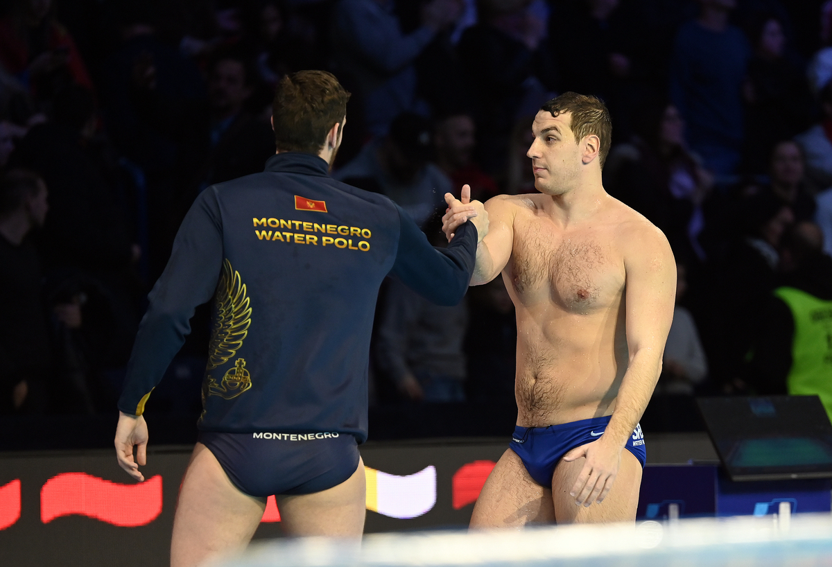 NIKOLA JAKSIC, vaterpolista Srbije, na utakmici Evropskog prvenstva protiv Crne Gore, u Beogradskoj areni. Beograd, 20.01.2026. foto: Nebojsa Parausic Vaterpolo, European Water Polo Championship 2026, Srbija, Crna Gora