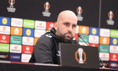 trener Selte na konferenciji pred utakmicu UEFA Lige Evropa protiv Crvene Zvezde na stadionu Rajko Mitic, Beograd 28.01.2026. godine Foto: Ivica Veselinov / MN PRESS FUDBAL, FOOTBALL, UEFA EUROPA LEAGUE, LIGA EVROPE, CRVENA ZVEZDA, RED STAR, SELTA, CELTA