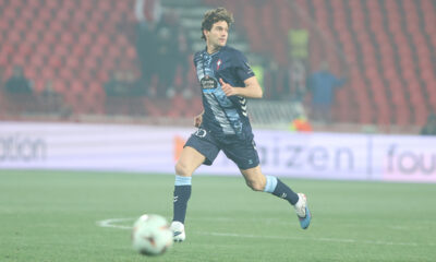 fudbaler Selte na utakmici UEFA Lige Evropa protiv Crvene zvezde na stadionu Rajko Mitic, Beograd 29.01.2026. godine Foto: Ivica Veselinov / MN PRESS FUDBAL, FOOTBALL, UEFA CHAMPIONS LEAGUE, LIGA SAMPIONA, CRVENA ZVEZDA, RED STAR, SELTA, CELTA VIGO
