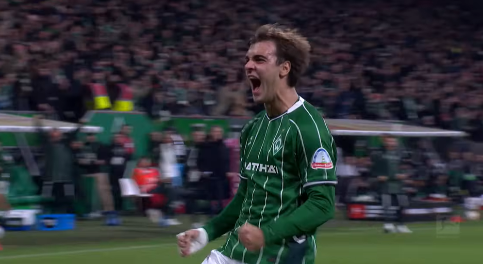 Jovan Milošević slavi prvenac u dresu Verdera