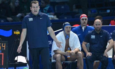 Selektor reprezentacije Srbije na utakmici FINA Evropskog prvenstva protiv Holandije na bazenu u hali Beogrdska arena, Beograd, 10.01.2026. godine Foto: Marko Metlas Vaterpolo, Srbija, FINA Evropsko prvenstvo, Holandija