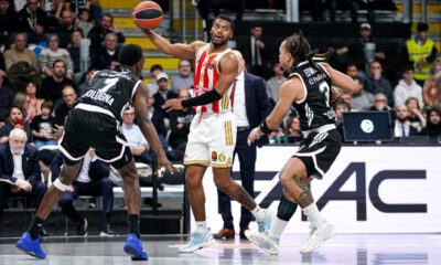 kosarkas Crvene zvezde na utakmici Evrolige protiv Virtusa Bolonja u hali Virtus arena, Bolonja 23.01.2026. godine Foto: MN PRESS Kosarka, Crvena zvezda, Evroliga, Virtus Bolonja