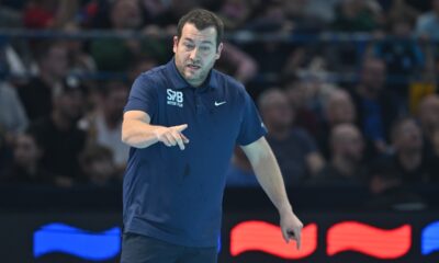 Selektor vaterpolista reprezentacije Srbije na utakmici FINA Evropskog prvenstva protiv Italije na bazenu u hali Beogradska arena, Beograd, 23.01.2026. godine Foto: Marko Metlas Vaterpolo, Srbija, FINA Evropsko prvenstvo, Italija