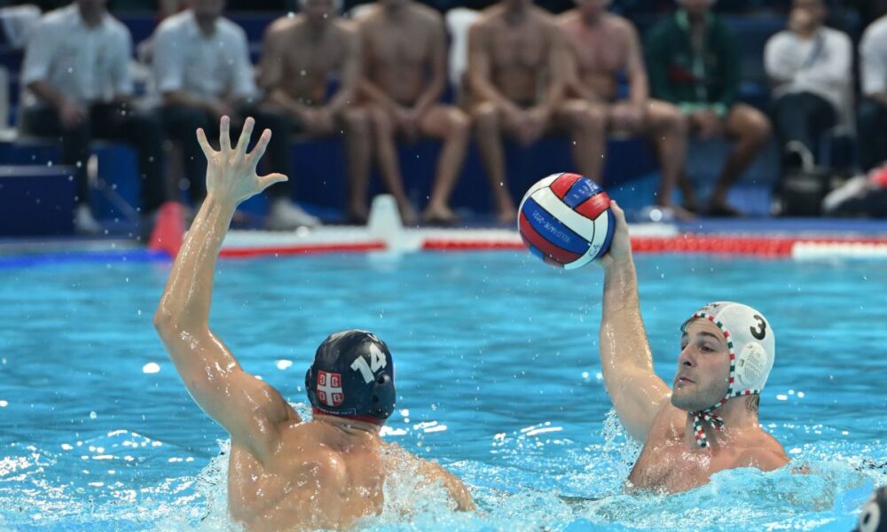 KRISZTIAN MANHERCZ Kristijan Manherc vaterpolista reprezentacije Madjarske na utakmici FINA Evropskog prvenstva protiv Srbije na bazenu u hali Beogradska arena, Beograd, 18.01.2026. godine Foto: Marko Metlas Vaterpolo, Srbija, FINA Evropsko prvenstvo, Madjarska