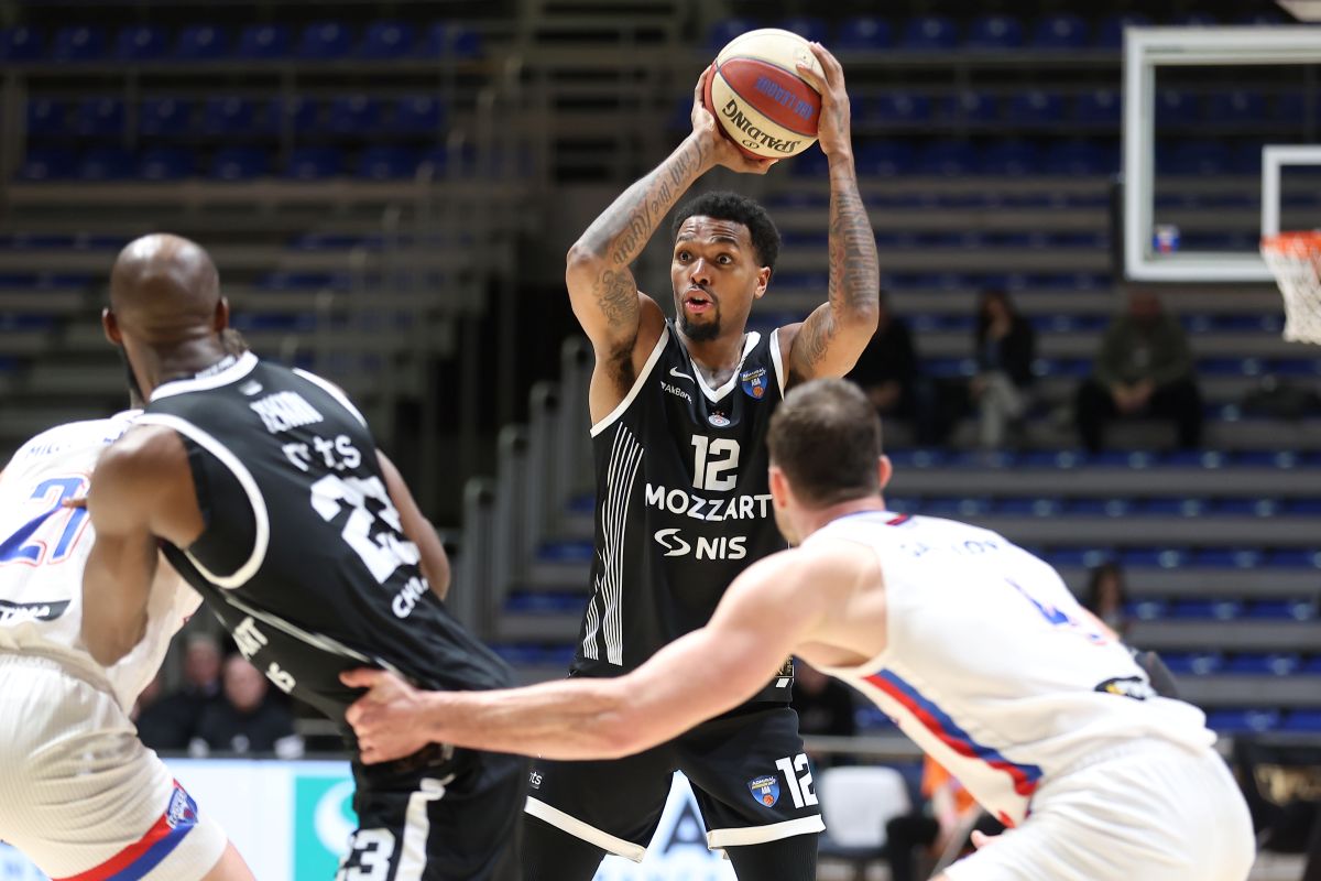 kosarkas Partizana na utakmici ABA lige protiv Igokee u hali Aleksandar Nikolic, Beograd 25.01.2026. godine Foto: Ivica Veselinov / MN PRESS KOSARKA, BASKETBALL, ABA LIGA, ABA LEAGUE, JADRANSKA LIGA, ADRIATIC LEAGUE, KK PARTIZAN, IGOKEA