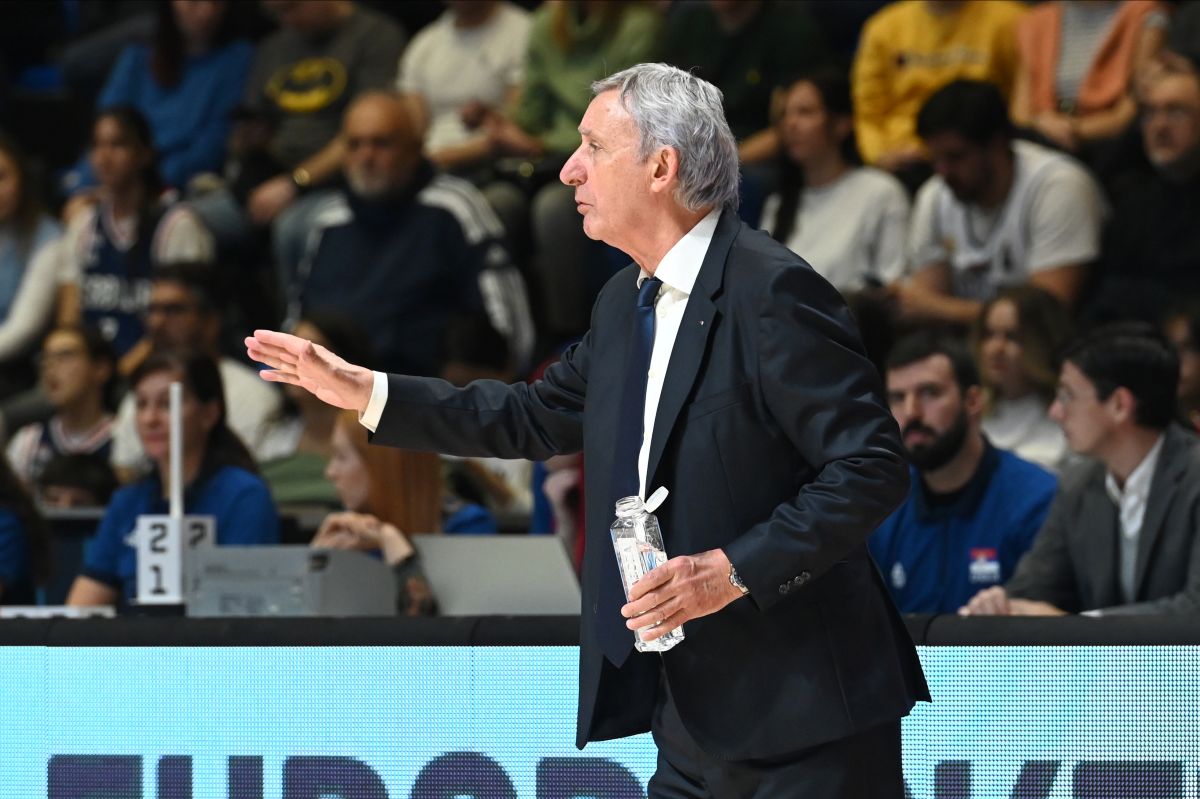 SVETISLAV PESIC, selektor trener kosarkasa Srbije, na utakmici FIBA kvalifikacija za Evropsko prvenstvo protiv Danske, u hali Aleksandar Nikolic. Beograd, 24.11.2024. foto: Nebojsa Parausic Kosarka, FIBA, Srbija, Danska
