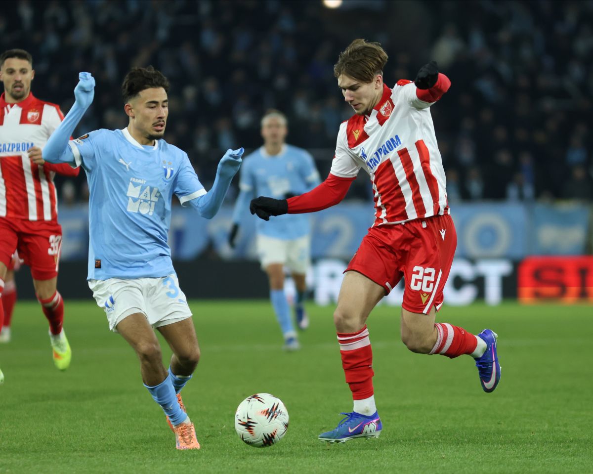 MALMO vs CRVENA ZVEZDA Malme, 22.01.2026. foto: MN Press / dt Fudbal, UEFA, Liga Evrope, Malme, Crvena zvezda