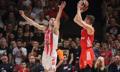 ANDREAS OBST kosarkas Bajerna Minhen na utakmici Evrolige protiv Crvene zvezde u hali Aleksandar Nikolic Pionir, Beograd 28.10.2022. godine Foto: Marko Metlas Kosarka, Crvena zvezda, Evroliga, Bajern Minhen