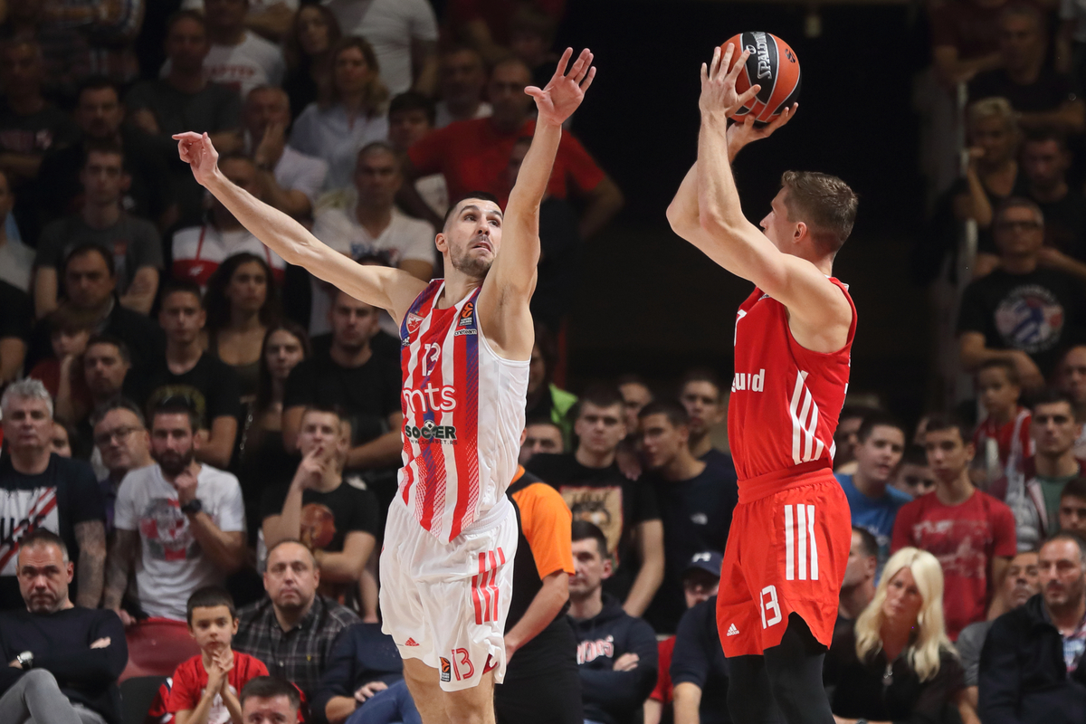 ANDREAS OBST kosarkas Bajerna Minhen na utakmici Evrolige protiv Crvene zvezde u hali Aleksandar Nikolic Pionir, Beograd 28.10.2022. godine Foto: Marko Metlas Kosarka, Crvena zvezda, Evroliga, Bajern Minhen