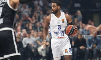 JORDAN LOYD Dzordan Lojd kosarkas Efesa na utakmici Evrolige protiv Partizana u hali Beogradska Arena, Beograd 09.10.2025. godine Foto: Ivica Veselinov / MN PRESS KOSARKA, BASKETBALL, EVROLIGA, EUROLEAGUE, PARTIZAN, EFES