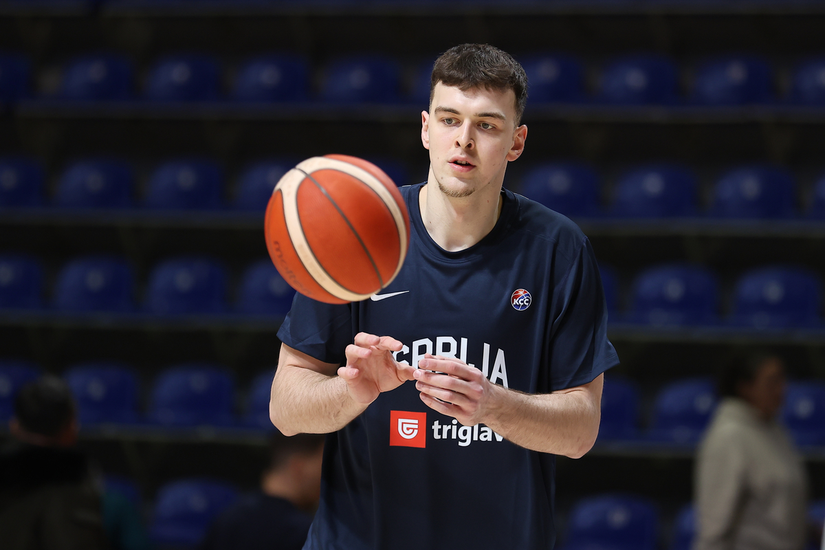 BALSA KOPRIVICA kosarkas Srbije na utakmici kvalifikacija za FIBA Svetsko Prvenstvo protiv Svajcarske u hali Aleksandar Nikolic, Beograd 27.11.2025. godine Foto: Ivica Veselinov / MN PRESS KOSARKA, BASKETBALL, KVALIFIKACIJE, SRBIJA, SVAJCARSKA, SWITZERLAND, SERBIA, WORLD CUP QUALIFIERS