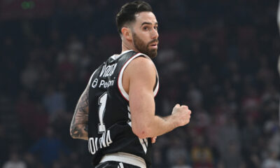 LUCA VILDOZA Luka Vildoza kosarkas Virtusa Bolonja na utakmici Evrolige protiv Crvene zvezde u hali Beogradska arena, Beograd 19.12.2025. godine Foto: Marko Metlas Kosarka, Crvena zvezda, Evroliga, Virtus Bolonja