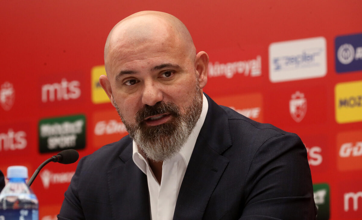 DEJAN STANKOVIC novi trener fudbalera Crvene zvezde predstavljanje na stadionu Rajka Mitica, Beograd, 22.12.2025. godine Foto: MN PRESS Fudbal, Crvena zvezda