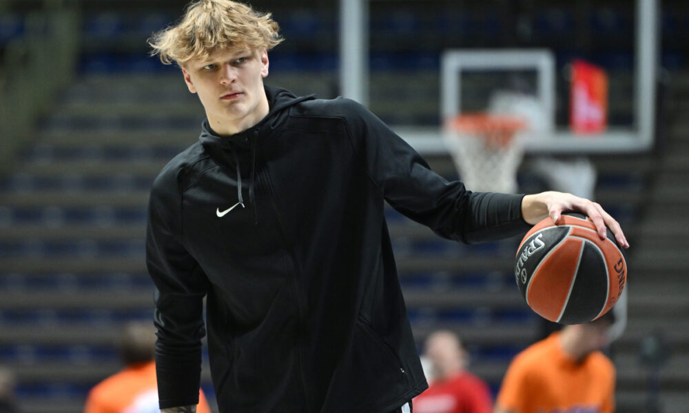 MIIKKA MUURINEN Mika Murinen kosarkas Partizana na utakmici Evrolige protiv Olimpijakosa Pirej u hali Aleksandar Nikolic Pionir, Beograd 14.01.2026. godine Foto: Marko Metlas Kosarka, Partizan, Evroliga, Olimpijakos Pirej