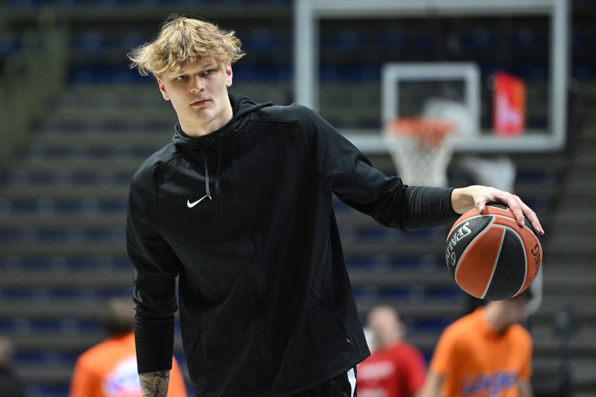 MIIKKA MUURINEN Mika Murinen kosarkas Partizana na utakmici Evrolige protiv Olimpijakosa Pirej u hali Aleksandar Nikolic Pionir, Beograd 14.01.2026. godine Foto: Marko Metlas Kosarka, Partizan, Evroliga, Olimpijakos Pirej